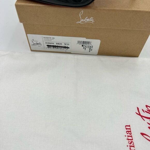 Women’s Christian Louboutin so Kate 120 patent heels size 38.5 made in Italy - Picture 6 of 10